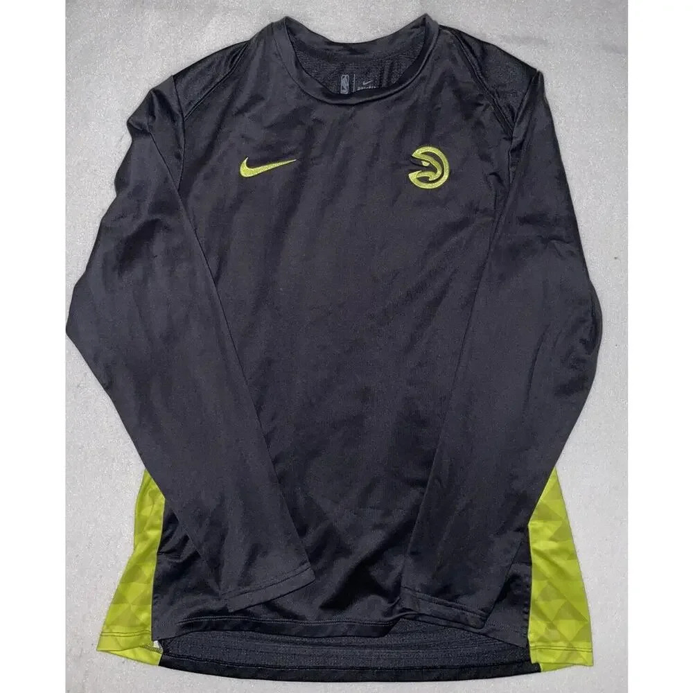 Nike‎ NBA Atlanta Hawks Authentic Team Issue Warmup Long Sleeve Shirt 896412-014